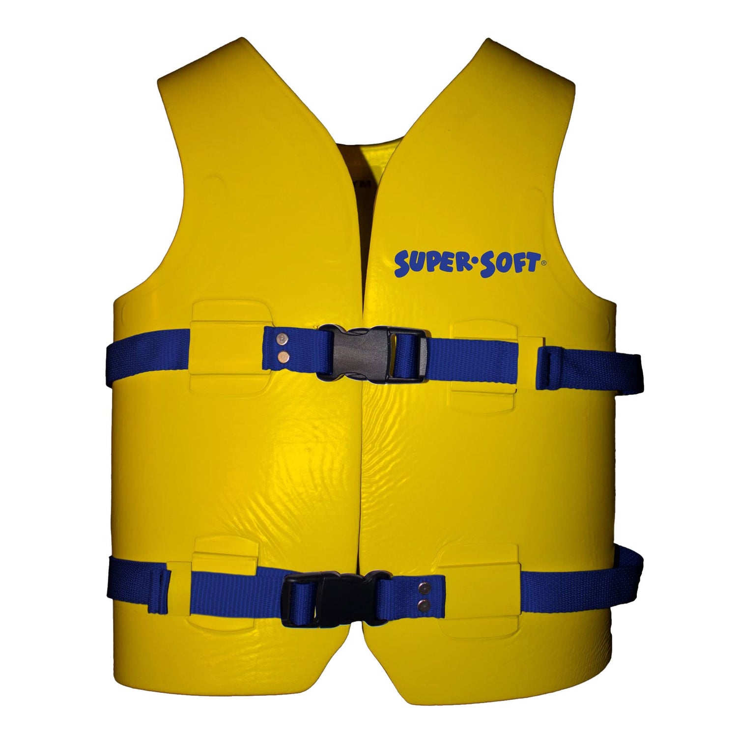 TRC Recreation Super Soft Child Size Medium Life Jacket USCG Approved Vinyl Coated Foam Swim Vest for Kids Swimming Pool and Beach Gear, Yellow