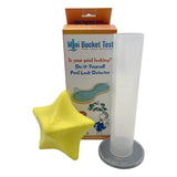 Poolzilla Mini Bucket Test, Pool Leak Detector For Homeowners, Bundle with Oil-Absorbing Scum Star