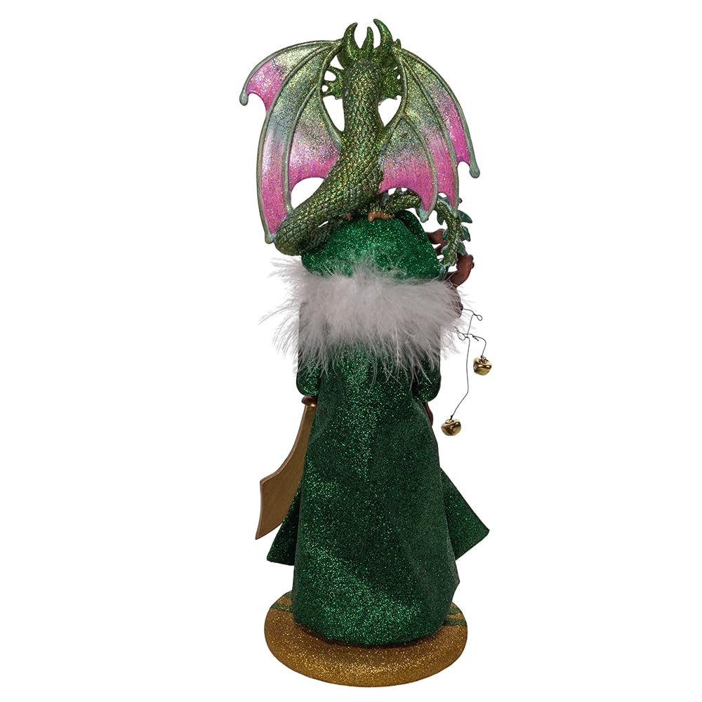 Kurt Adler 18-inch Hollywood Nutcrackers™ Wizard with Dragon Nutcracker