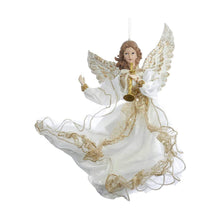 Kurt Adler J6064 Ornament, Ivory, White, Gold
