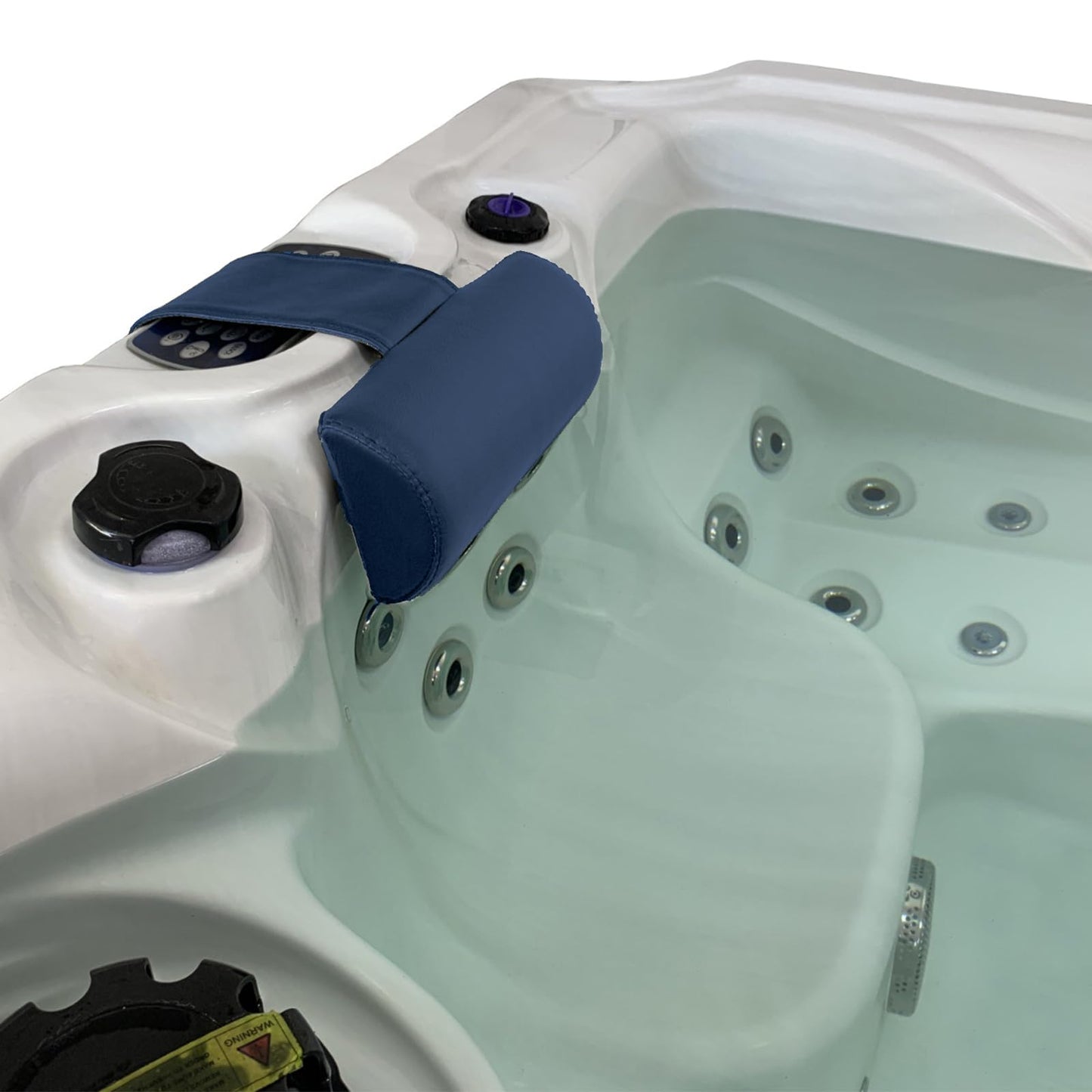 Poolzilla Blue Spa Pillow for Outdoor Hot Tubs