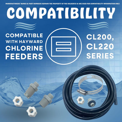 Poolzilla Offline Feeder Connection Pack - Compatible with Hayward CL200, CL220 Feeders