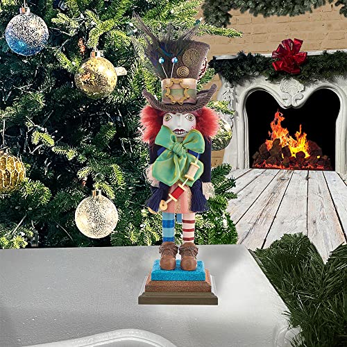 Kurt S. Adler, Inc. HA0381 Kurt Adler 18" Hollywood Mad Hatter Nutcracker, Multicolor, Standard
