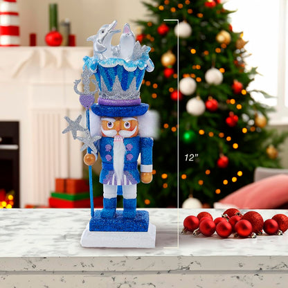 Kurt Adler HA0210 Hollywood Dolphin Nutcracker, 12-Inch