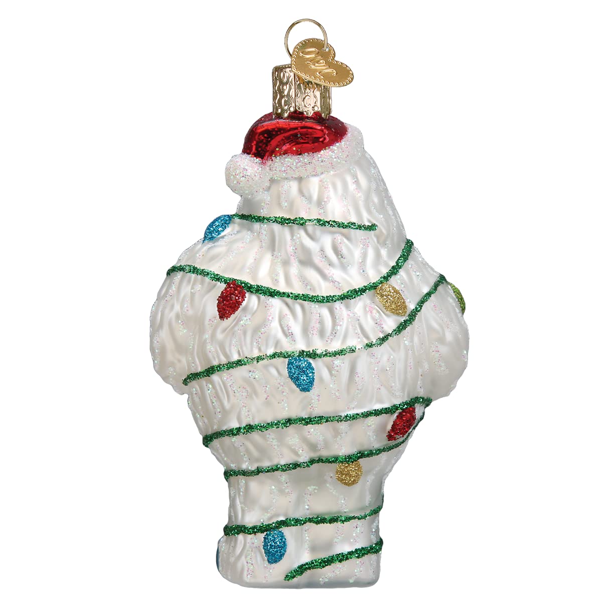 Old World Christmas Bumble (Rudolph The Red-Nosed Reindeer) Glass Blown Ornament for Christmas Tree, Handcrafted Holiday Decoration, Rudolph Collection