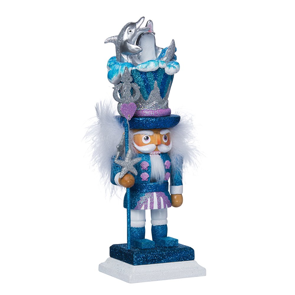 Kurt Adler HA0210 Hollywood Dolphin Nutcracker, 12-Inch