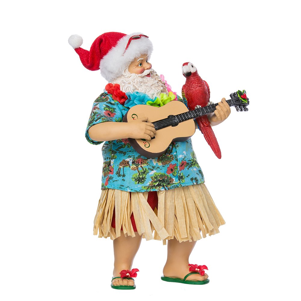 Kurt Adler 11" Fabriche' Beach Santa