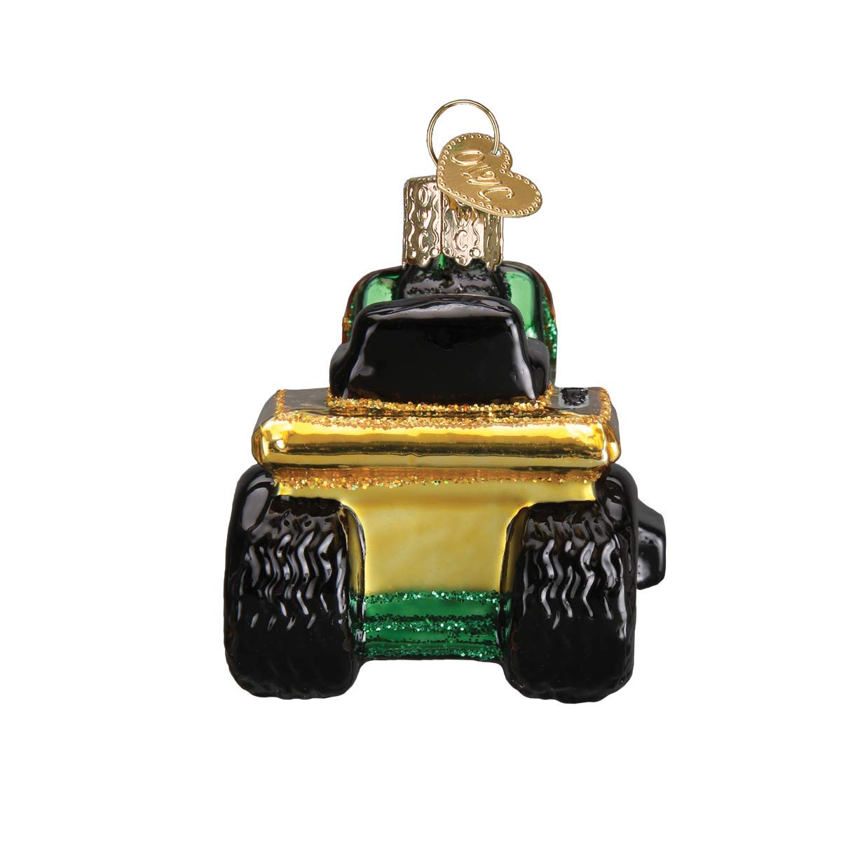 Old World Christmas Riding Lawn Mower 3.5 x 2.25