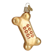 Old World Christmas Dog Biscuit Glass Blown Ornament for Christmas Tree