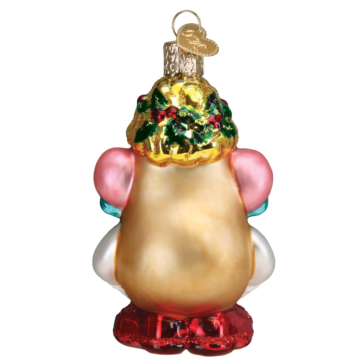 Old World Christmas Mrs. Potato Head Glass Blown Ornament for Christmas Tree, Handcrafted Holiday Decoration, Childrens Toy - Toy Story Collection