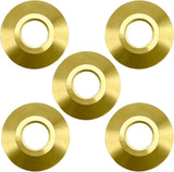 Poolzila Brass Flange Collar for Safety Cover Anchors, 9/16" Diameter