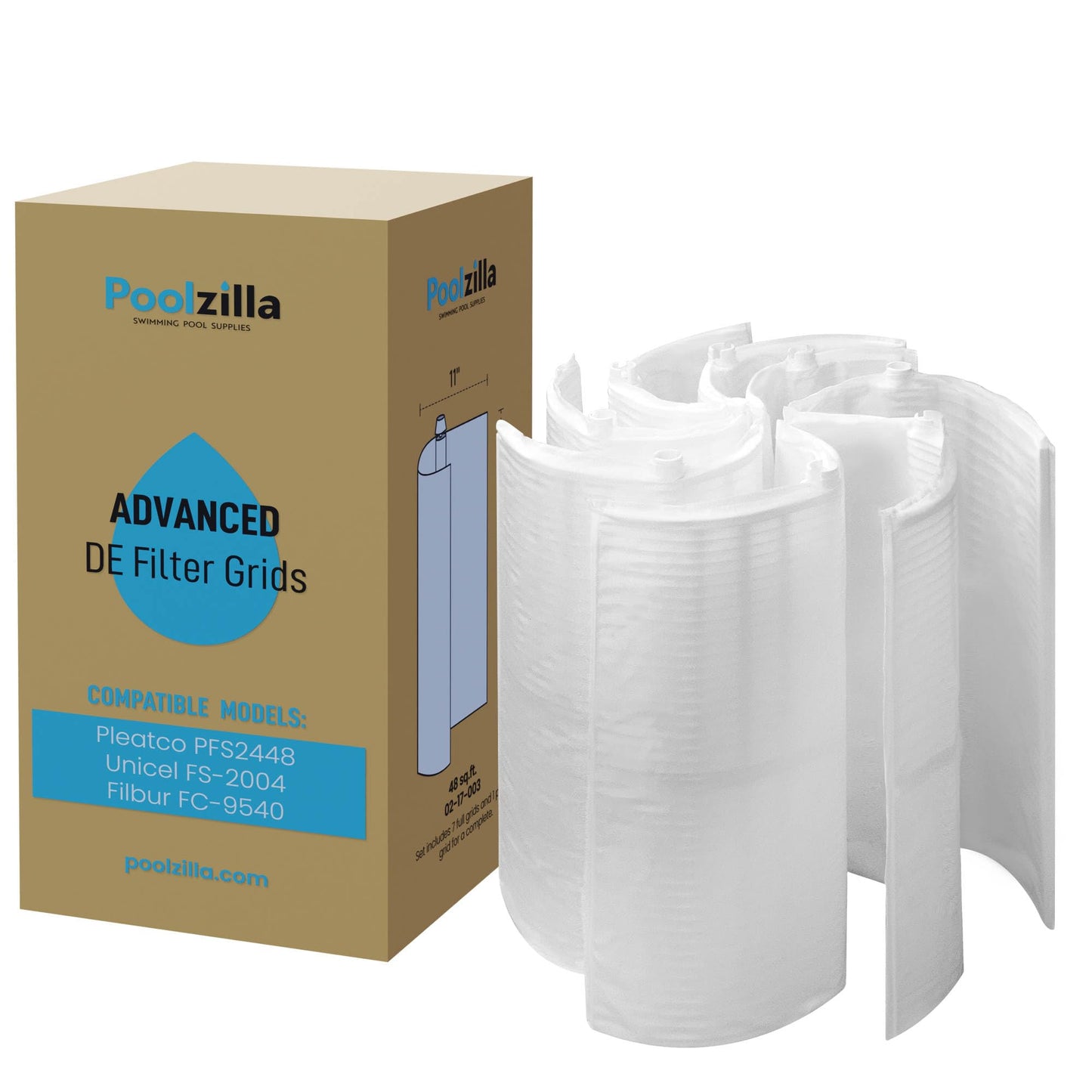 Poolzilla DE Grid Replacement - Replaces DE4800, Unicel FS-2004