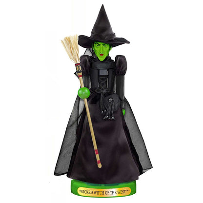 Kurt Adler OZ6161L 11" Wizard of Oz Wicked Witch Nutcracker,Black