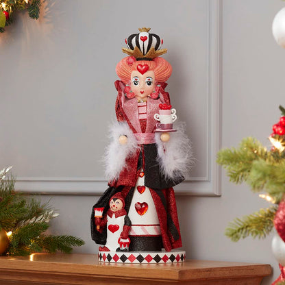 Kurt S. Adler 17.5-Inch Hollywood Queen of Hearts Nutcracker, Multi