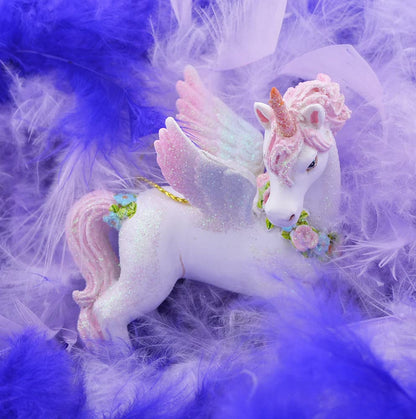 Kurt Adler 3.5" RESIN UNICORN ORNAMENT
