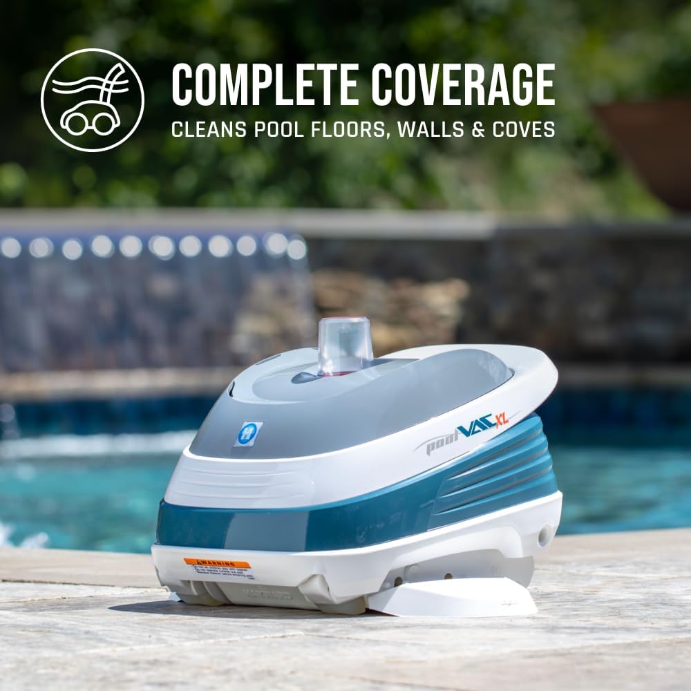 Hayward Pool Vac XL Suction Cleaner 40' Hose, Concrete Pools