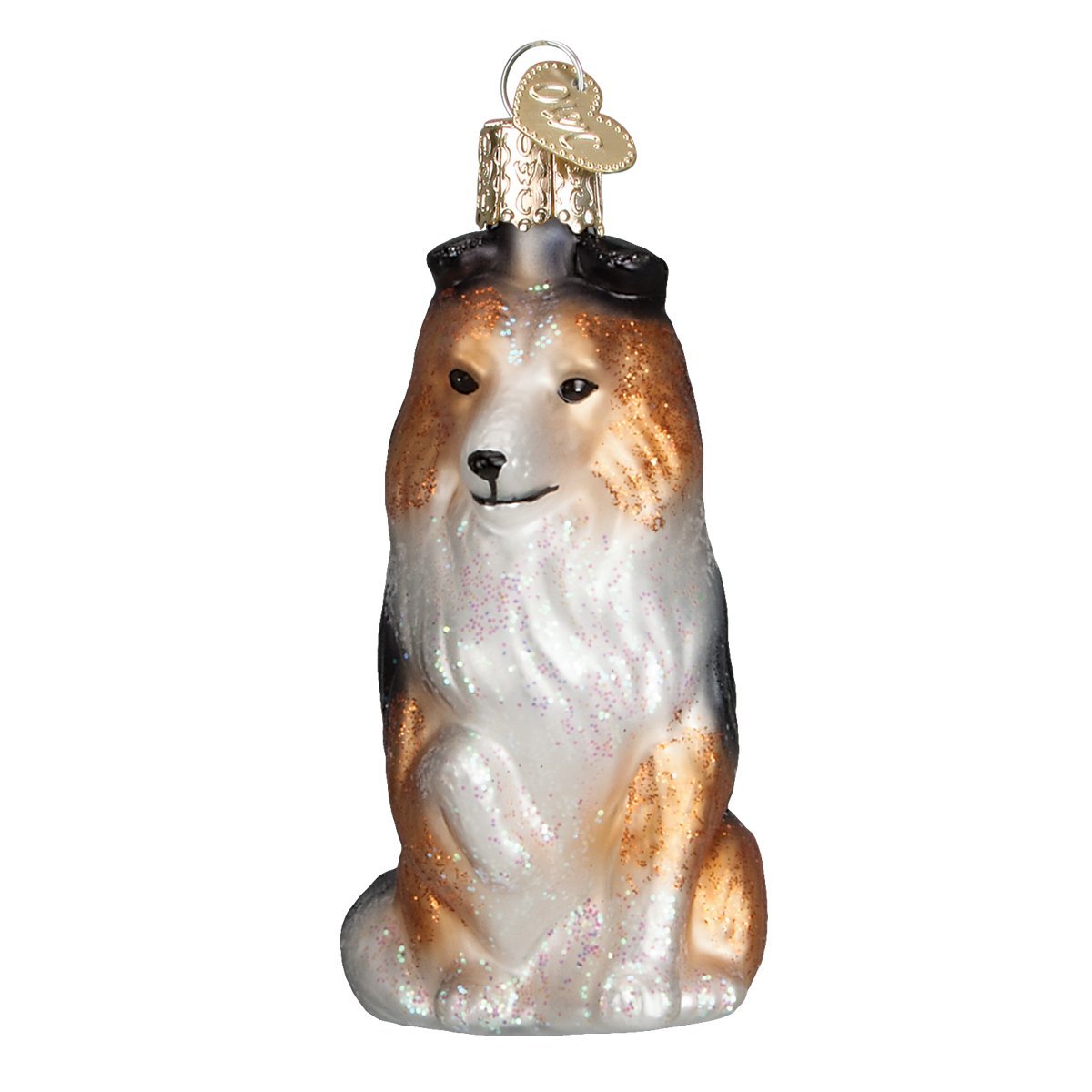 Old World Christmas Bernese Mountain Dog Glass Blown Ornament for Christmas Tree, Handcrafted Holiday Decoration, Dog Collection