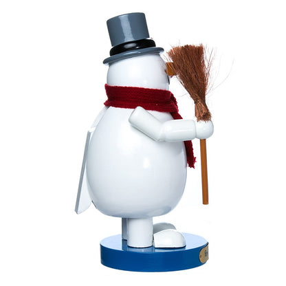 Kurt Adler 10" Wooden Frosty the Snowman Nutcracker