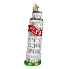 Old World Christmas Ornaments: Cities, Places and Landmarks Glass Blown Ornaments for Christmas Tree, Leaning Tower of Pisa