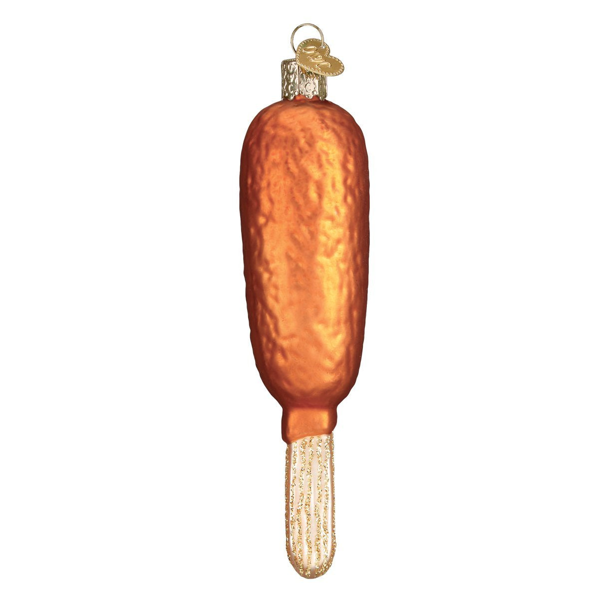 Old World Christmas Corn Dog Ballpark Foods Glass Blown Ornaments for Christmas Tree, 5