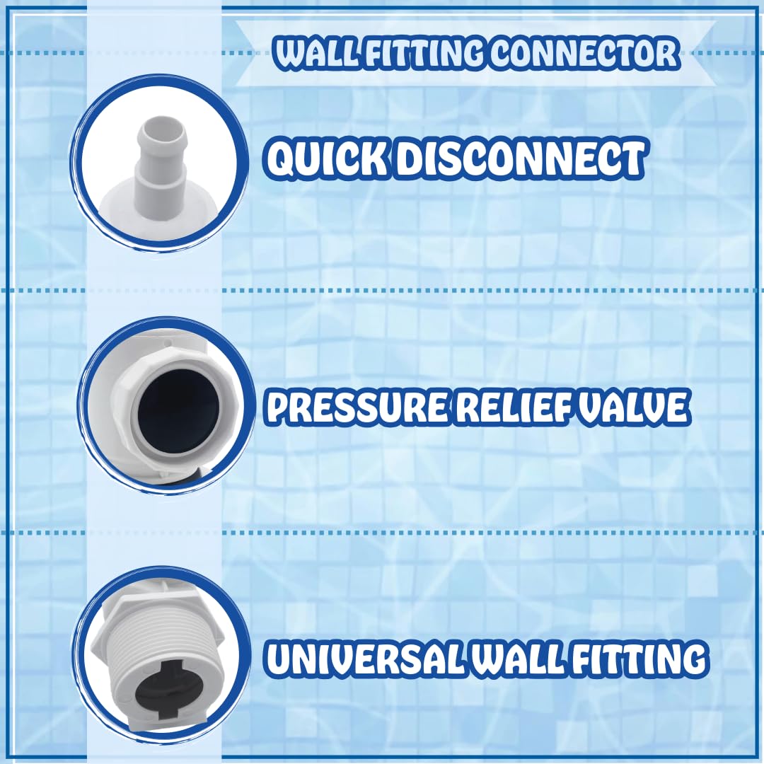 Poolzilla UWF Connector (9-100-9001) Compatible with Polaris Models 180, 280, 380, 3900 Sport and Quattro P40/Sport