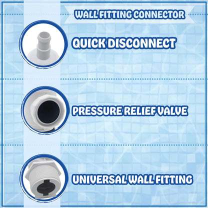 Poolzilla UWF Connector (9-100-9001) Compatible with Polaris Models 180, 280, 380, 3900 Sport and Quattro P40/Sport