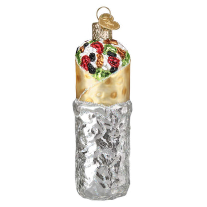 Old World Christmas Burrito Glass Blown Ornaments for Christmas Tree