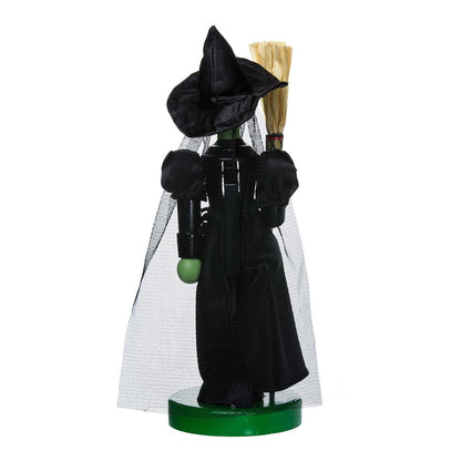 Kurt Adler OZ6161L 11" Wizard of Oz Wicked Witch Nutcracker,Black