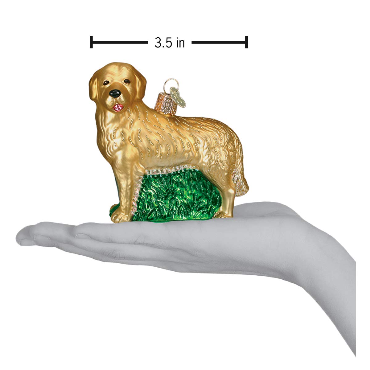 Old World Christmas Dachshund Glass Blown Ornament for Christmas Tree, Handcrafted Holiday Decoration, Dog Collection