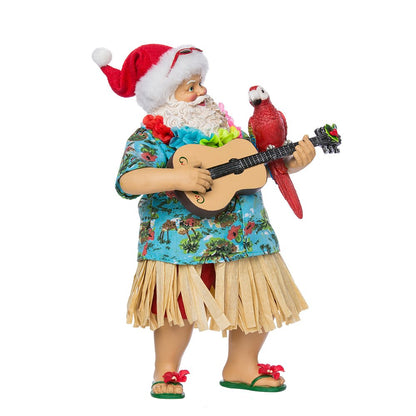 Kurt Adler 11" Fabriche' Beach Santa