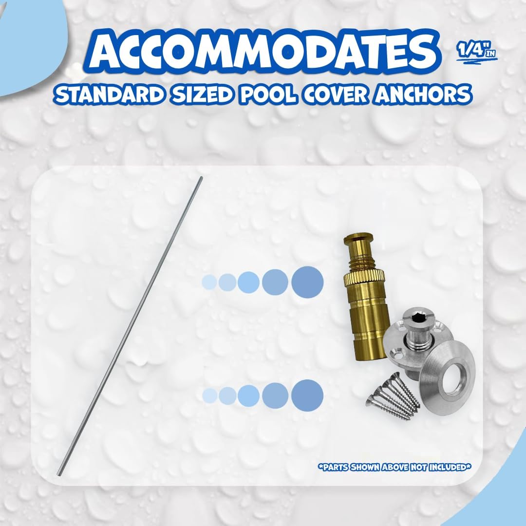 Poolzilla 24" XL Hex Key Drill Bit for Pool Anchors
