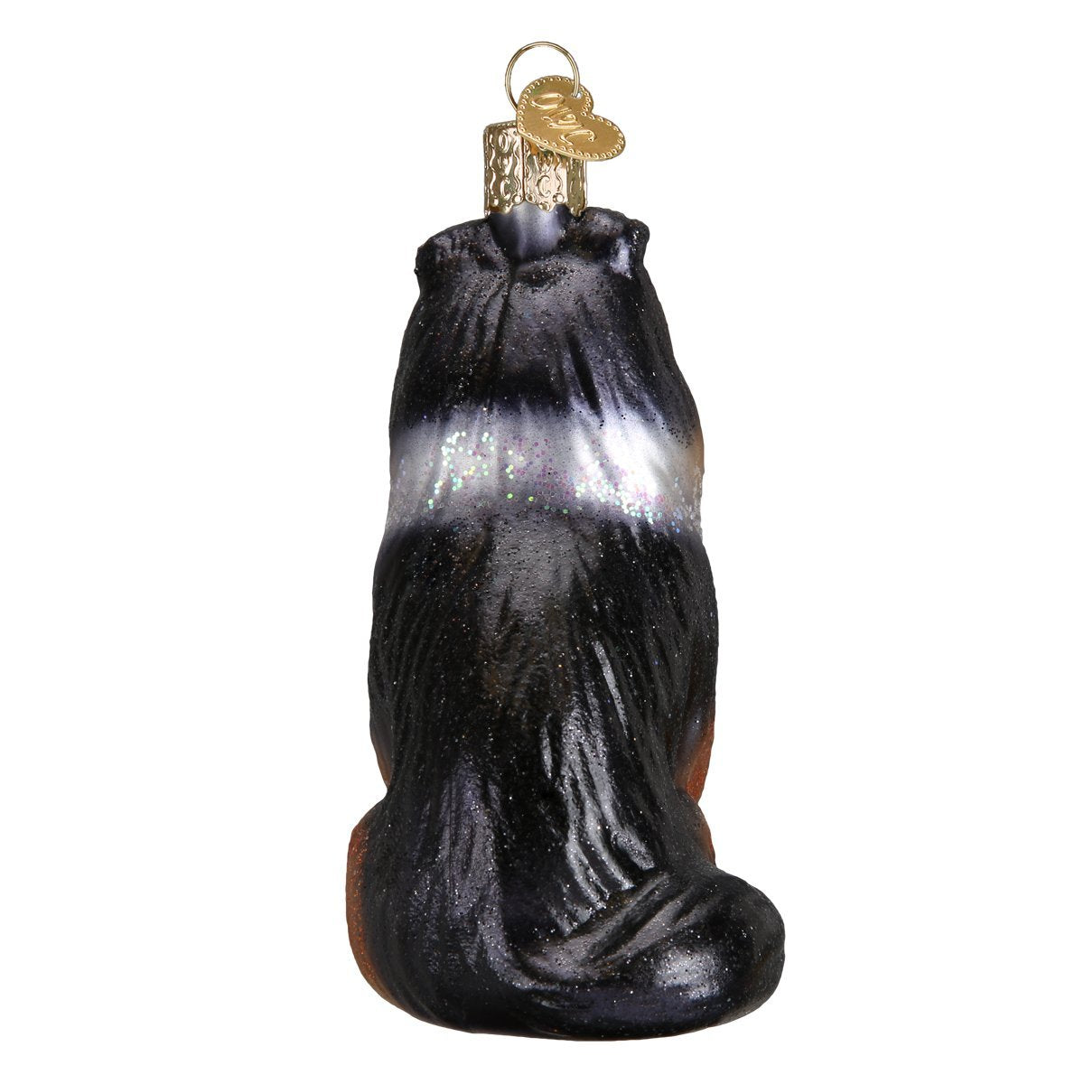 Old World Christmas Bernese Mountain Dog Glass Blown Ornament for Christmas Tree, Handcrafted Holiday Decoration, Dog Collection