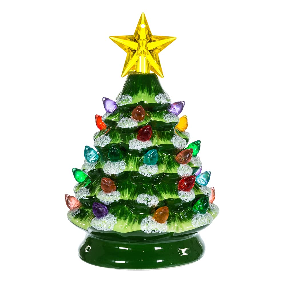 Kurt Adler C9537 Table Piece, Green, 5.5 inch