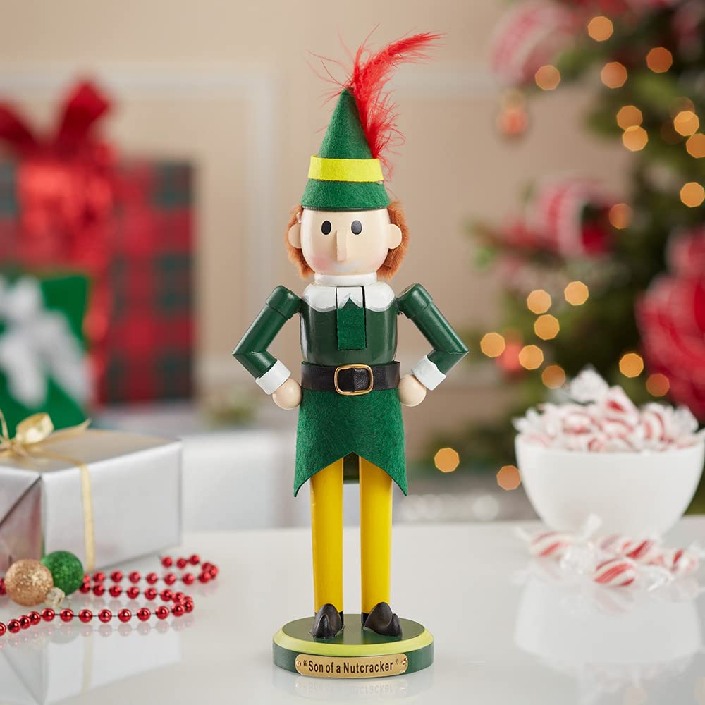 Kurt Adler 11" Wooden Buddy the Elf Nutcracker