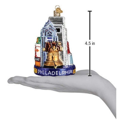 Old World Christmas Cities, Places and Landmarks Glass Blown Ornaments for Christmas Tree Philadelphia