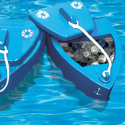 TRC Recreation Water Resistant Floating Super Soft Goodlife Drink Kooler for Water Adventures and Activities, Blue