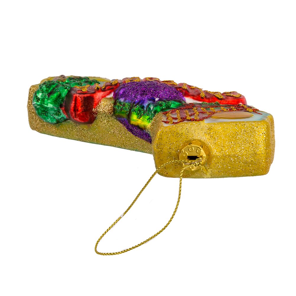 Kurt Adler T0738 T0738 California Glass Ornament, 6-1/2-Inch