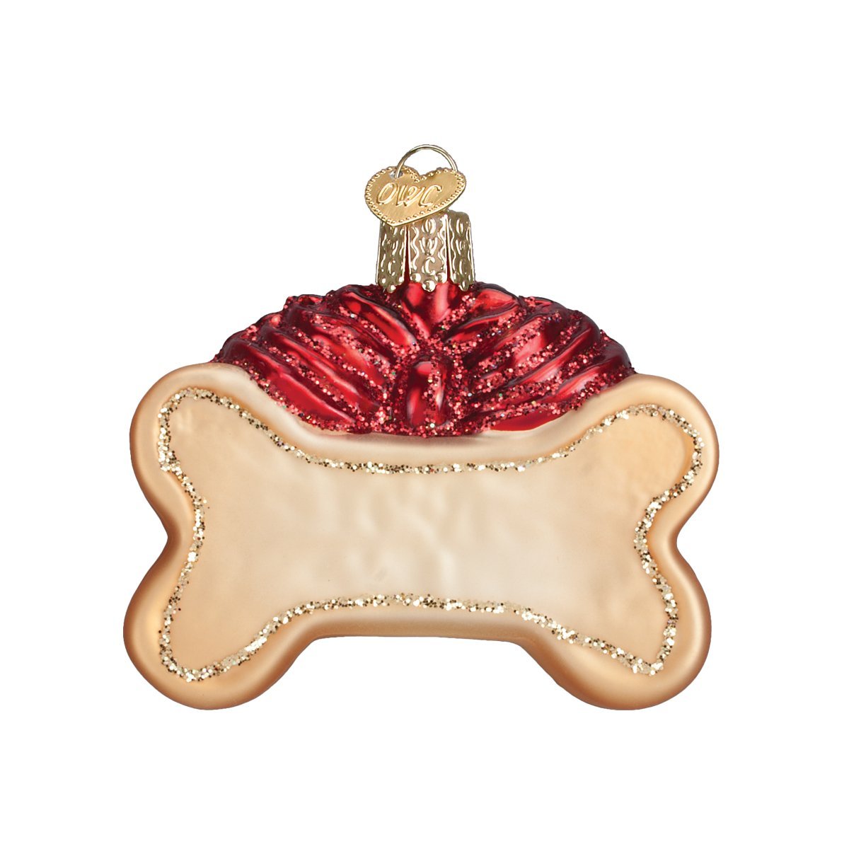 Old World Christmas Dog Treat Glass Blown Ornament for Christmas Tree