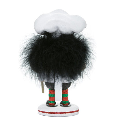 Kurt S. Adler 8-Inch Hollywood Pizza Guy Nutcracker, White