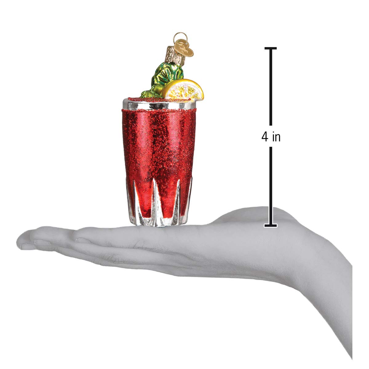 Old World Christmas Glass Blown Ornament Bloody Mary (32269)