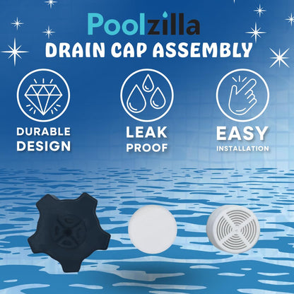 Poolzilla Drain Plug - Compatible with Hayward SX180LA, and Hayward Pro-Series/Pro-Series Plus Sand Filters…
