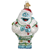 Old World Christmas Bumble (Rudolph The Red-Nosed Reindeer) Glass Blown Ornament for Christmas Tree, Handcrafted Holiday Decoration, Rudolph Collection