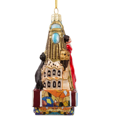 Kurt S. Adler Kurt Adler Barcelona Glass Ornament for Christmas