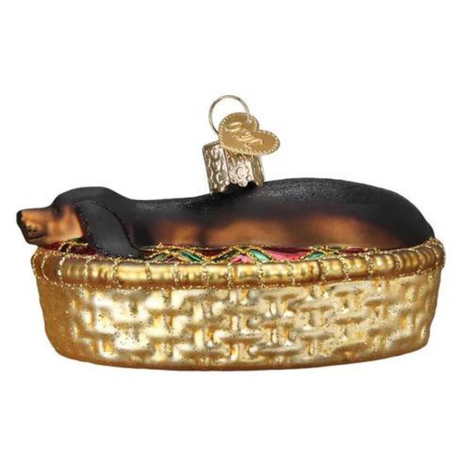 Old World Christmas Great Pyrenees Glass Blown Ornament for Christmas Tree, Handcrafted Holiday Decoration, Dog Collection