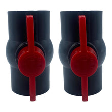 Poolzilla 2" PVC Ball Valve (2 Pack) | Rated at 150 PSI