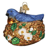 Old World Christmas Ornaments Bird in Nest Glass Blown Ornaments for Christmas Tree