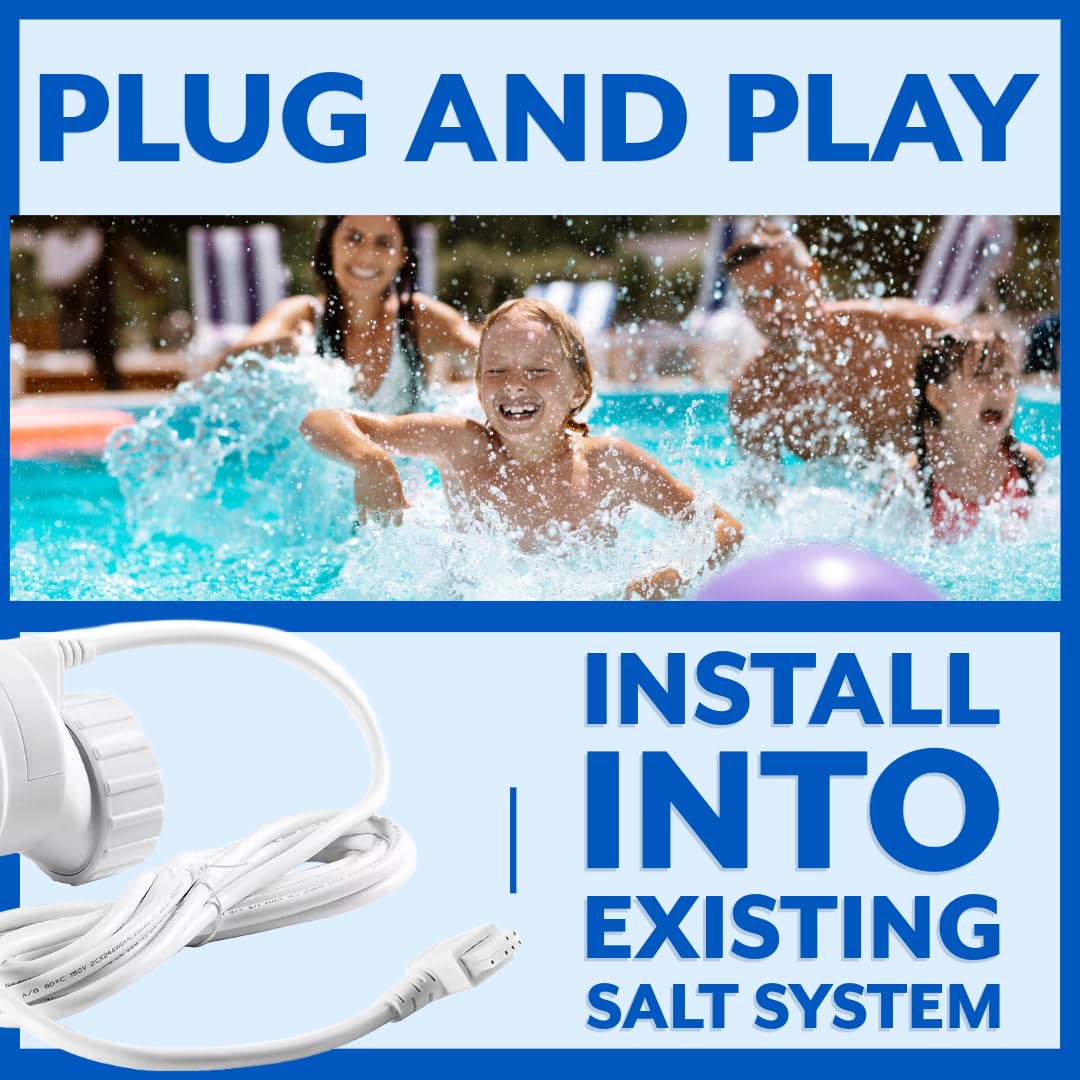 Poolzilla Salt Cell for up to 15,000 Gallons, Compatible with Hayward Aquarite Salt Cell System