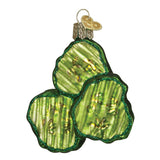 Old World Christmas Ornaments: Pickle Chips Glass Blown Ornaments for Christmas Tree (28105)