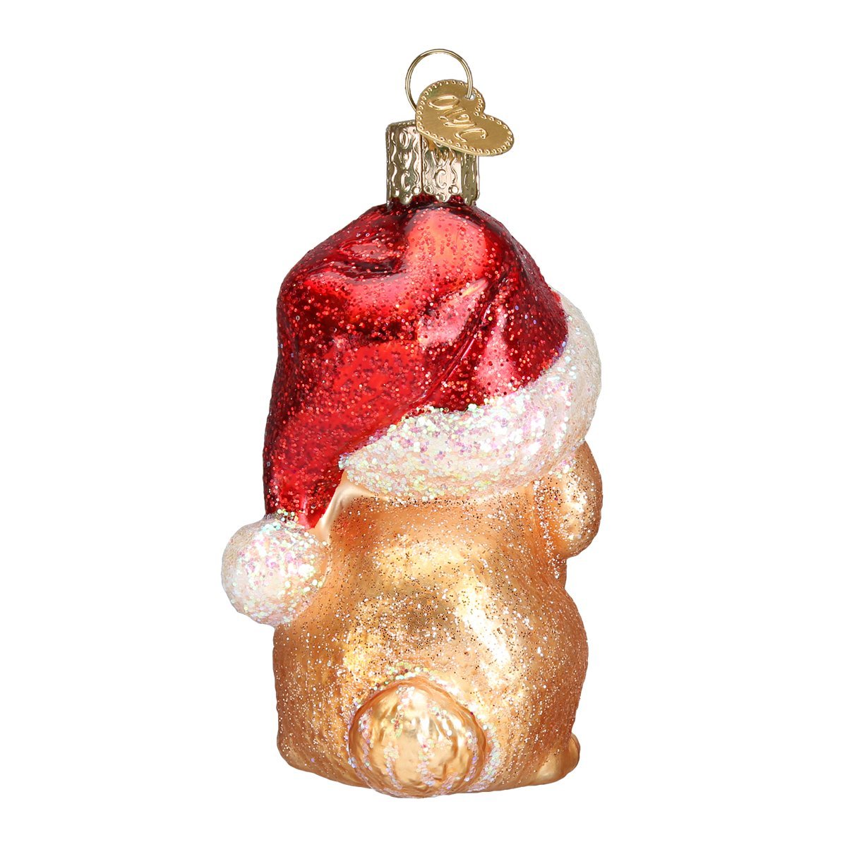 Old World Christmas Ornaments Standing Christmas Bunny Glass Blown Ornaments for Christmas Tree