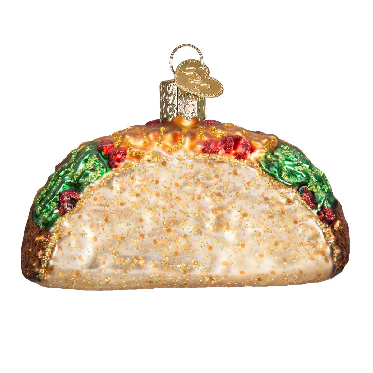Old World Christmas Ornaments: Taco Glass Blown Ornaments for Christmas Tree (32084)